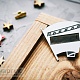 Бейджи на серебряном пластике с окном