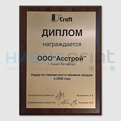 Диплом Craft