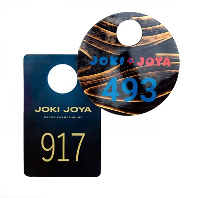 Номерки парка развлечений Joki Joya