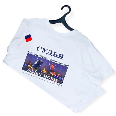 Пример полноцветной печати на футболке