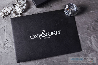 Конверт с логотипом шелкографией