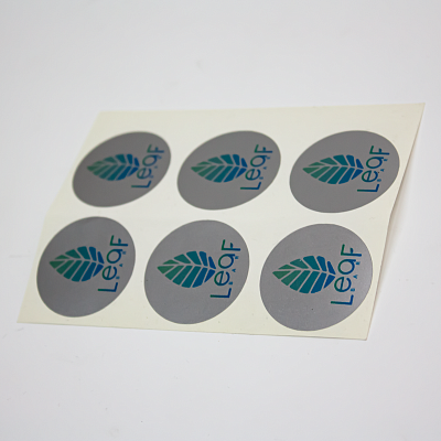 Наклейки круглые Leaf Bar