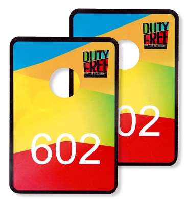 Гардеробные номерки DUTY FREE