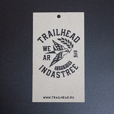 Картонные бирки Trailhead