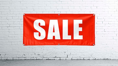 Широкоформатная печать - баннер SALE
